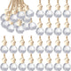 Round Diamond Perfume Empty Bottles With Gold Wire Rope - Car Diffusers for Essential Oils - Hanging Air Freshener
