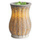 Greywash Wicker Illumination Warmer