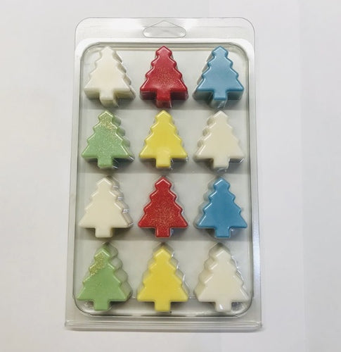 christmas tree money wax melt 12 Cavity Christmas Tree Wax Melt Clam Shell 25 Christmas Tree Wax Melt Clam Shell