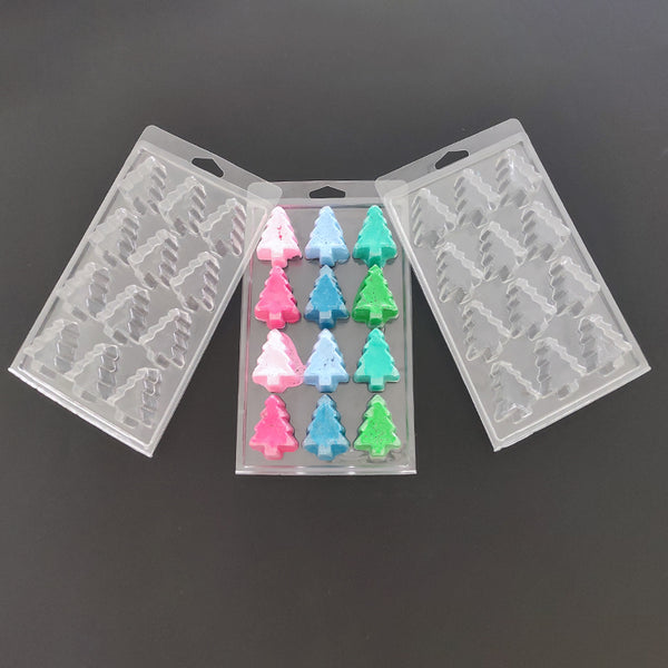 christmas tree money wax melt 12 Cavity Christmas Tree Wax Melt Clam Shell 25 Christmas Tree Wax Melt Clam Shell
