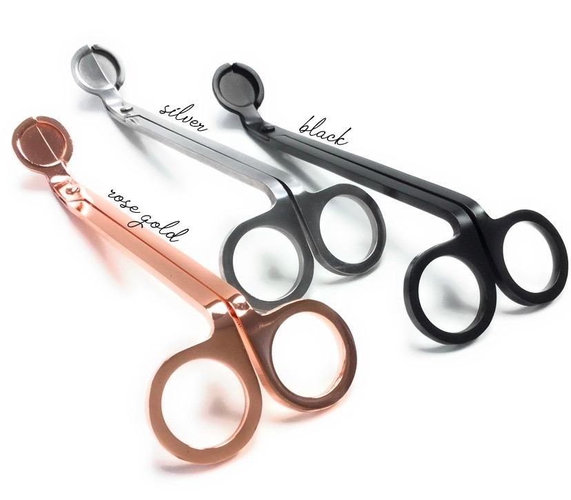 Candle Wick Trimmer Easy Cutter Clipper Scissors Silver and Rose Gold –  Starlight Wholesale
