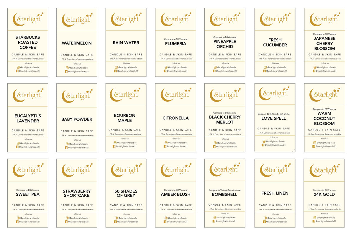 SCENTED FRAGRANCE CARD SAMPLES – Starlight Wholesale